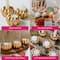 Kate Aspen Gold Pumpkin 2-in-1 Tealight Candlestick Holder Set, 6ct.